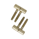 Mack 1019176 - 2 raaminboorpaumellen gebichromateerd 13x48mm | 5 stuks