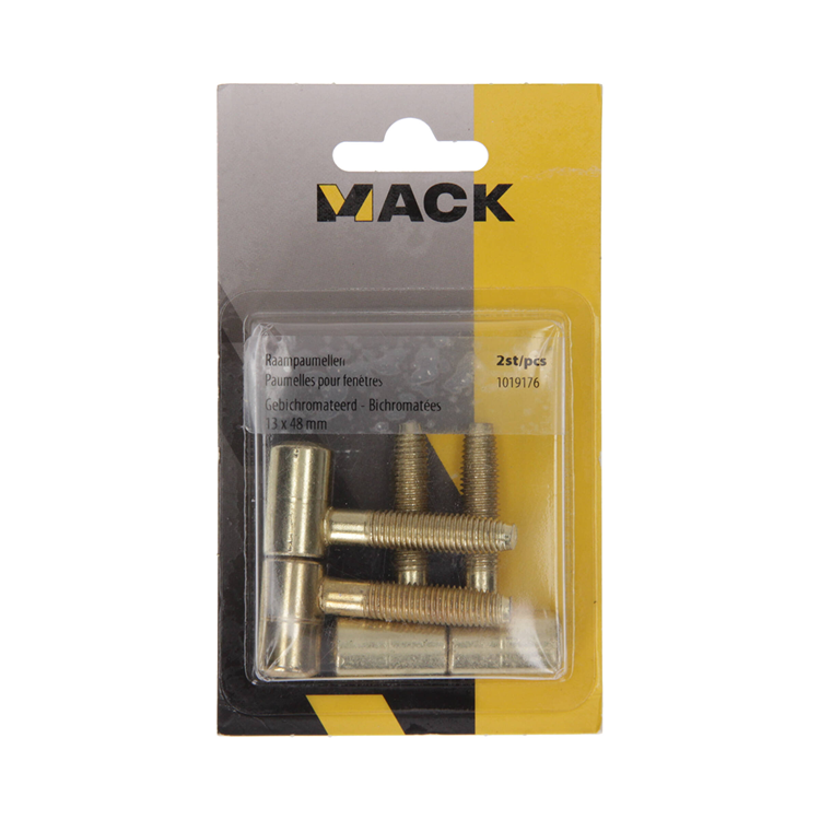 Load image into Gallery viewer, Mack 1019176 - 2 raaminboorpaumellen gebichromateerd 13x48mm | 5 stuks
