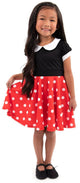 Little adventures - retro polka dot twirl jurk – maat l (110-122) 110