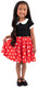 Little adventures - retro polka dot twirl jurk – maat xl (128-134)