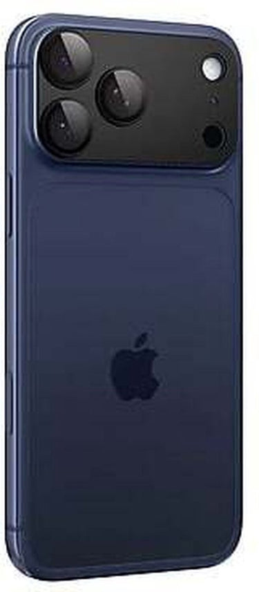 Spigen camera lens protector geschikt voor apple iphone 17 pro max - glas.tr ez fit optik pro - 9h tempered glass - gemakkelijke installatie - zwart 2-pack