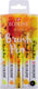 Ecoline brush pen set geel | 5 kleuren