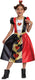 Disguise disney - alice in wonderland, hartenkoningin jurk classic, maat s (5 - 6 jaar), meisjes