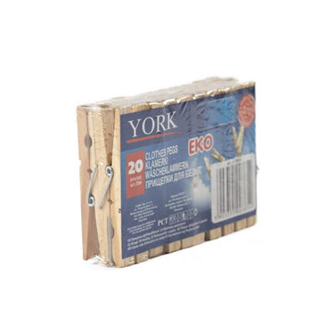 Cleany wasknijpers 20st hout