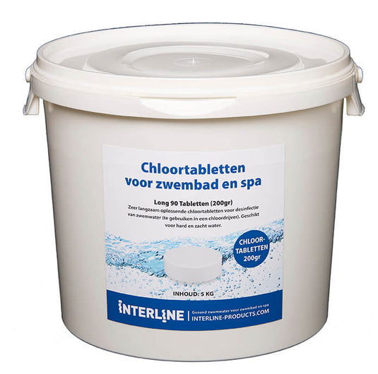 Interline Chloortabletten Long90 200gram 10kg