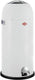 Wesco kickmaster maxi prullenbak | pedaalemmer | 40 liter | metaal - mat wit | vuilnisbak - made in germany