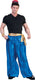 Funny fashion 1001 nacht arabisch midden-oosten kostuum | 1001 nachten broek blauw man | one size | carnaval kostuum | verkleedkleding