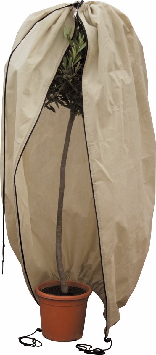 Eurotrail plantenhoes tegen vorst - beschermhoes winter boom plant - ø 70cm - beige - planthoes
