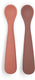 Jollein babylepel - baby bestek siliconen - blush shades - 2 stuks