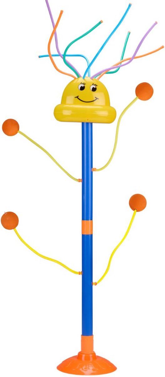 Waterzone waterspeelgoed sproeier - waterpret voor kinderen - ⌀20x83cm - geel blauw