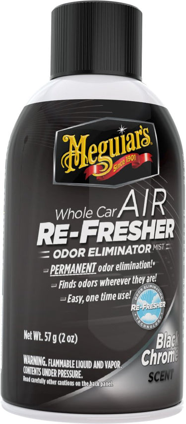 Meguiar's g181302r2eu black chrome air re-fresher