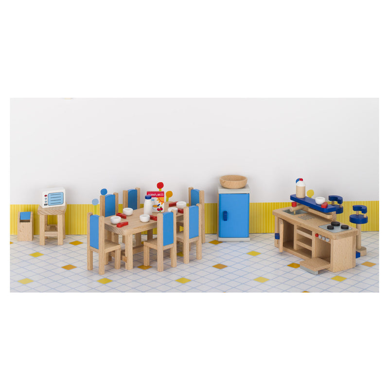 Load image into Gallery viewer, Goki poppenhuismeubeltjes: moderne keuken 30-delig (incl. toebehoren, excl.
