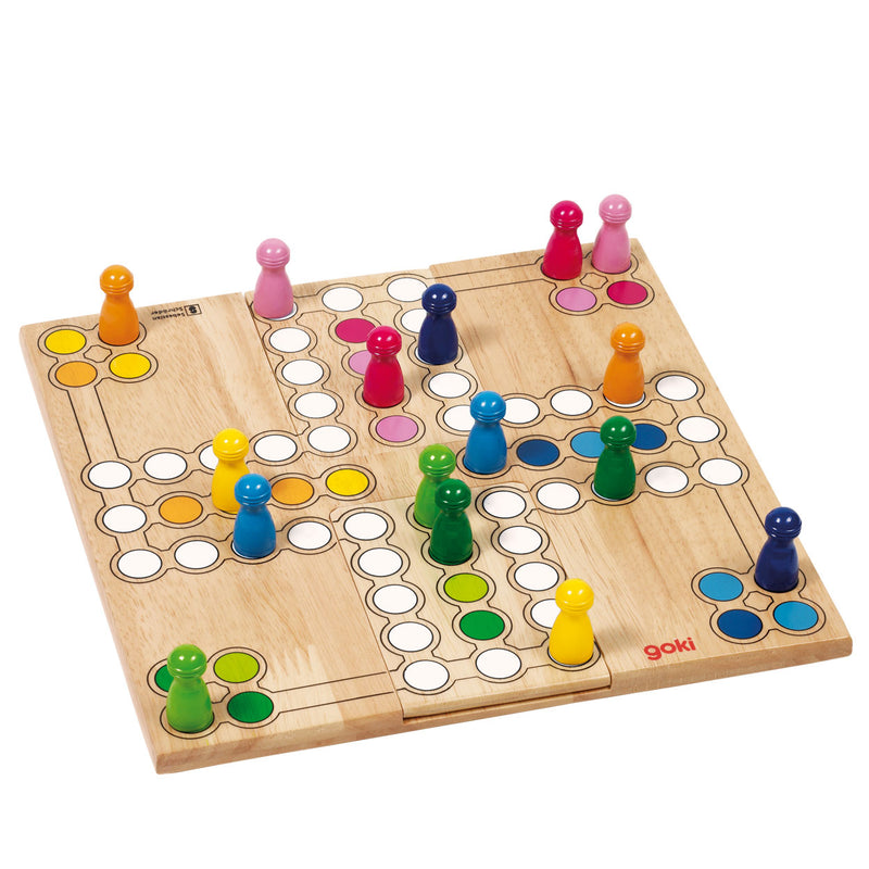 Load image into Gallery viewer, Goki houten ludo spel - variabel
