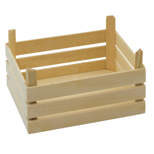 Goki houten groente- en fruitkist, set van 3