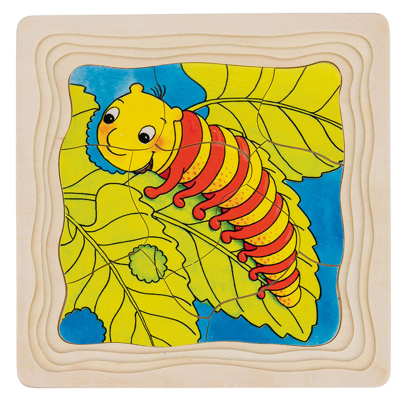 Load image into Gallery viewer, Goki houten lagenpuzzel - vlinder
