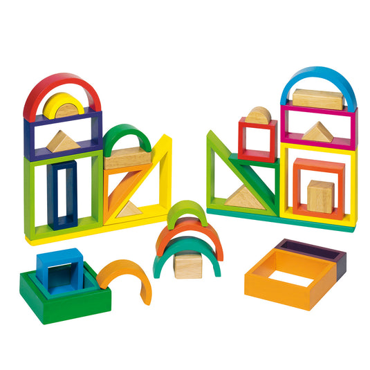 Goki houten bouwvormen fantasie, 38dlg