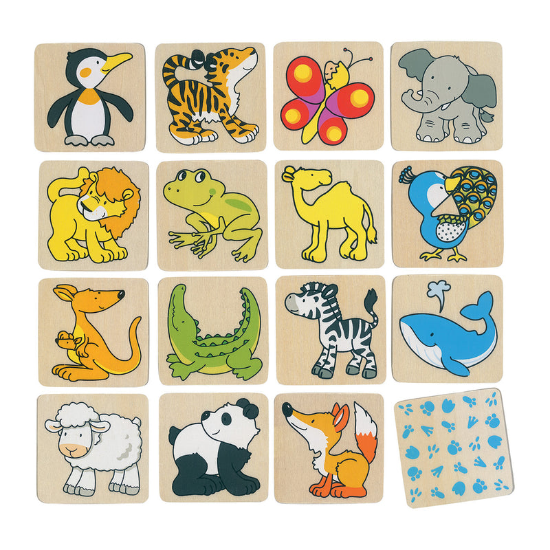 Load image into Gallery viewer, Goki houten memo dieren, 32dlg.
