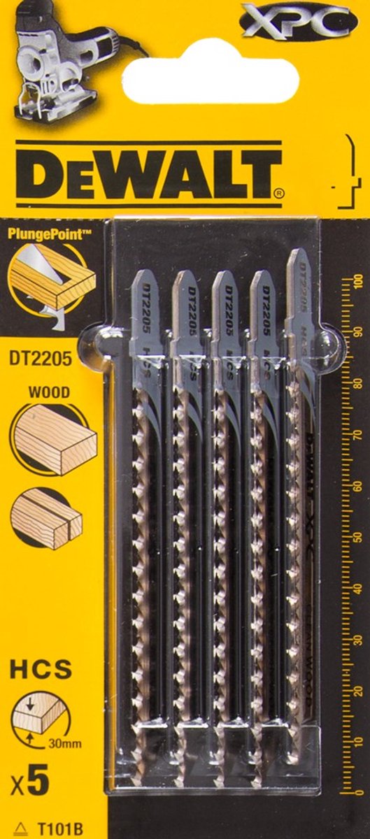 Dewalt dt2205-qz - brzeszczoty voor wyrziniarki - 100mm - xpc technologie - hcs staal