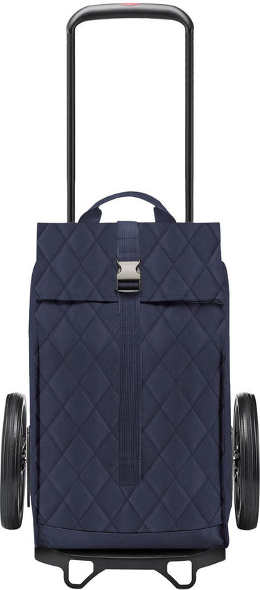 Reisenthel citycruiser rhombus boodschappentrolley - 40l - rhombus midnight gold blauw