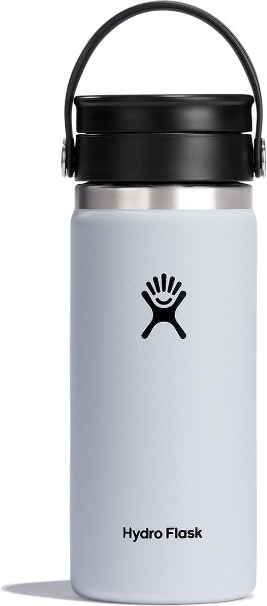 Hydro flask wide flex sip lid koffiebeker (473 ml) - white