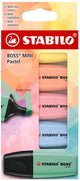 Stabilo boss mini - markeerstift - pastel - etui met 5 kleuren