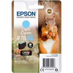 Inktcartridge epson 378xl licht cyaan