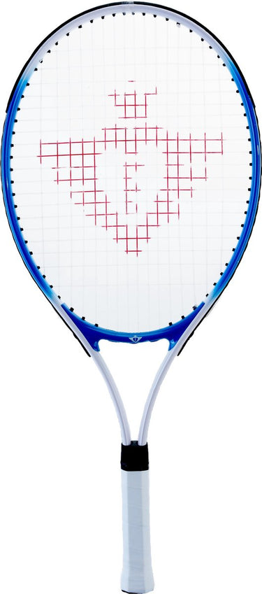 Engelhart tennisracket met hoes en 2 ballen - blauw