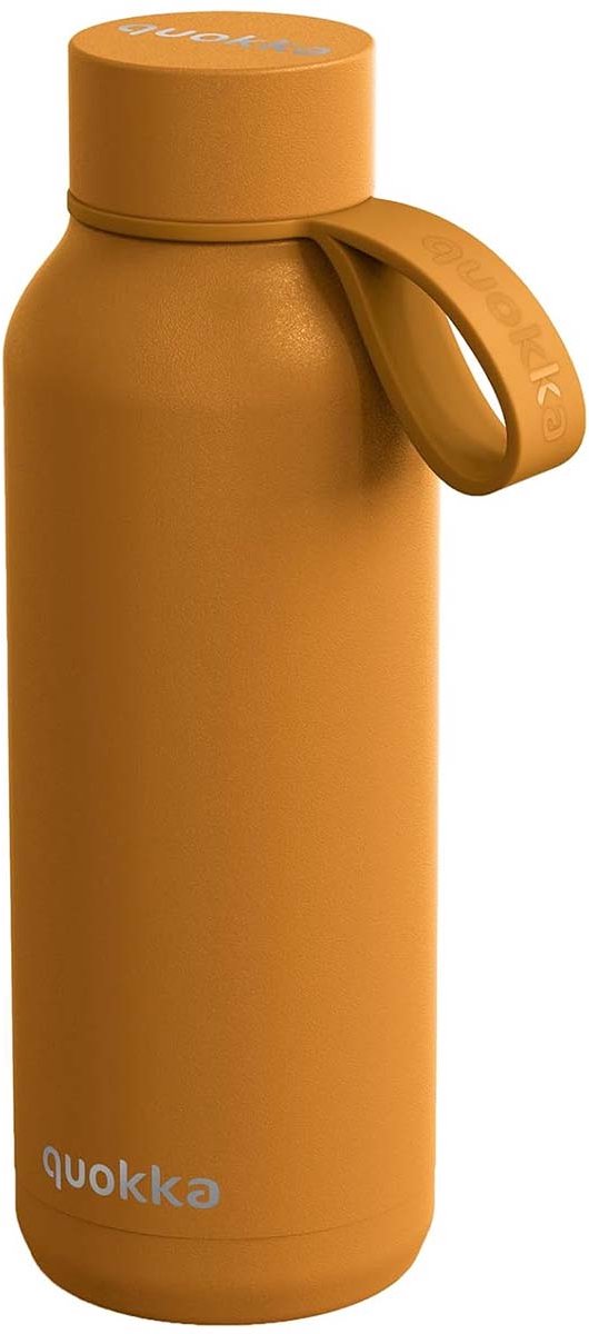 Quokka , isolatie fles 510ml collectie solid met band, geel