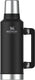 Stanley classic legendary thermosfles 1.9l - houdt 45 uur warm, 2 dagen koud - lekvrij - vaatwasserbestendig - bpa-vrij - voor koffie, thee en meer - roestvrijstalen thermoskan - matte black