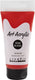 Pigment art acrylverf – rode verf – acrylaatverf – acrylic paint – hobbyverf – sneldrogende verf – dekkende verf – waterbasis verf – cadmium red – dekkend – – 75 ml