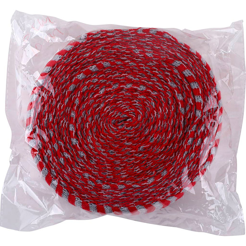 Afbeelding laden in galerijviewer, Https: www.cchobby.nl rondgebreide-tube-b-60-mm-grijs-rood-5-m-1-rol
