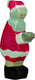 Holztiger kerstmis - kerstman - 9x2x16cm - houten figuur - handgemaakt