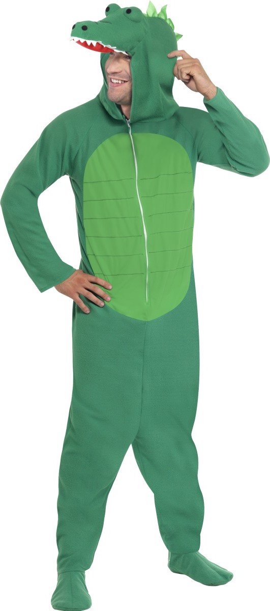 Smiffys krokodillen pak | onesie | krokodil kostuum - verkleedkleding maat m