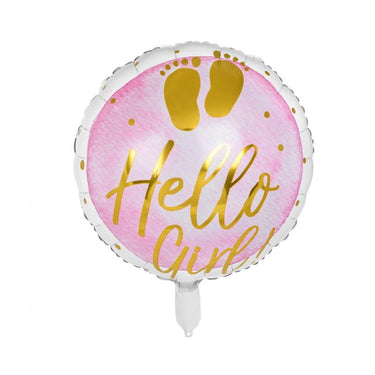 Boland folieballon hello girl! ø45cm