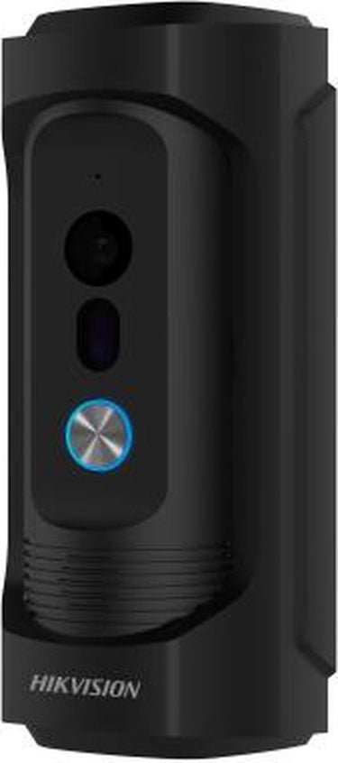 Hikvision intercom ds-kb8113-ime1(b) - 2mp deurbel opbouw slimme deurbel zwart vandaalbestendig full hd