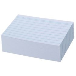 Abi indexkaarten herlitz a8 175 gsm wit gelinieerd 100 stuks