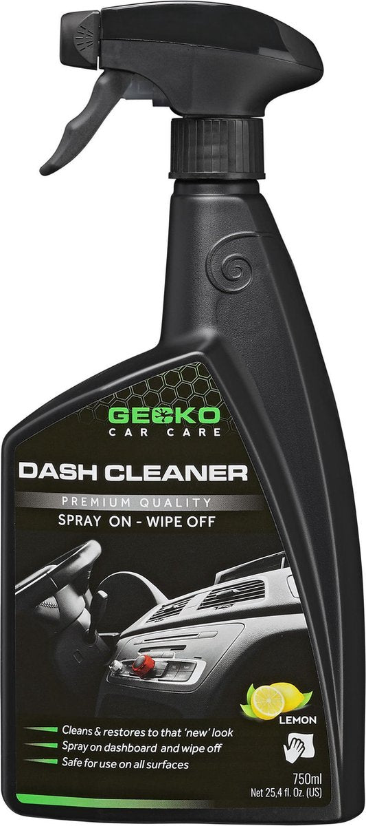 Gecko car care gecko dashboard reiniger 750 ml - autoreiniger - auto reiniger - dashboard reinigen - dashboard cleaner - auto schoonmaken - schoonmaakmiddel - auto - autoschoonmaakmiddel