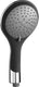 Schütte broadway handdouche - douchekop ø 12 cm - 5 standen - zwart chroom