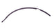 Curana spatbord voor (c-lite) black blue 50mm