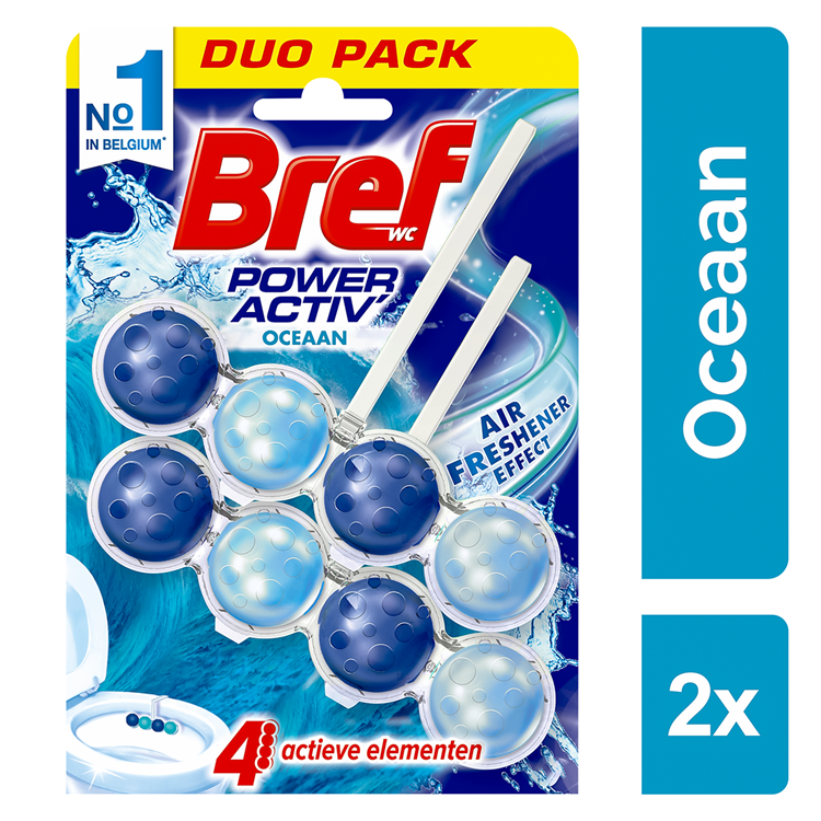 Load image into Gallery viewer, Bref 1005729 - wc power activ ocean 2x51gr | 10 stuks
