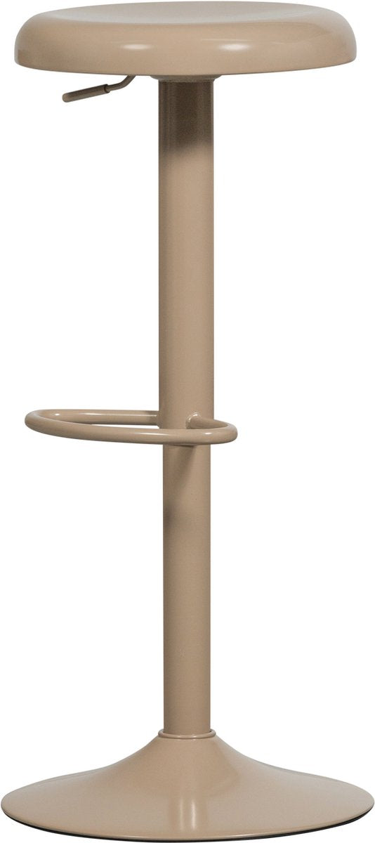 Woood isaac barkruk - metaal - zand - 81x39x39