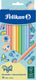 Pelikan kleurpotloden - standaard 3,0 mm - 12 pastel kleuren
