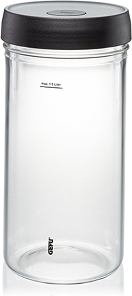 Gefu nativo fermentatieglas - 1 liter - fermenteerpot met ventieldeksel