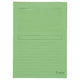 L-hoesjes 50103e papier 31x22cm groen venster beschrijfbaar