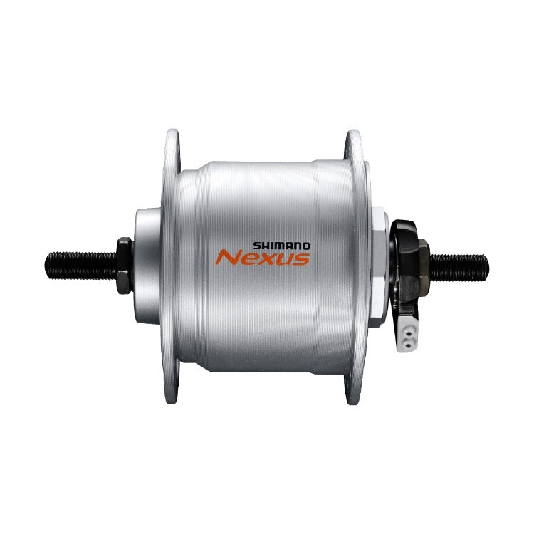 Load image into Gallery viewer, Shimano naafdynamo 36g vaste as 6v 2.4w dhc3000 zilver
