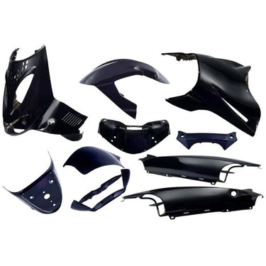 Edge plaatset 11-delig voor aprilia sr van bouwjaar 1997 tot 2004 - zwart metallic