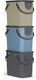Rotho albula afvalscheiders - set van 3 - 25l - zwart blauw cappuccino