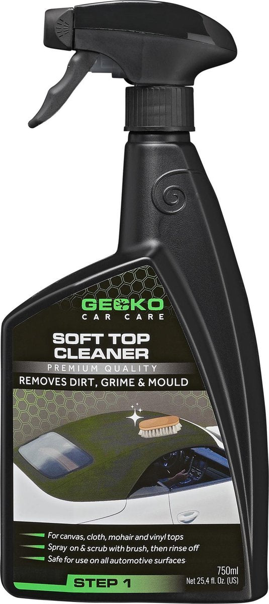 Gecko car care gecko cabrio reiniger (stap 1) 750 ml