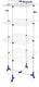 Leifheit droogtoren classic 450 - 45 m drooglente - met wieltjes - incl. houders voor kledinghangers