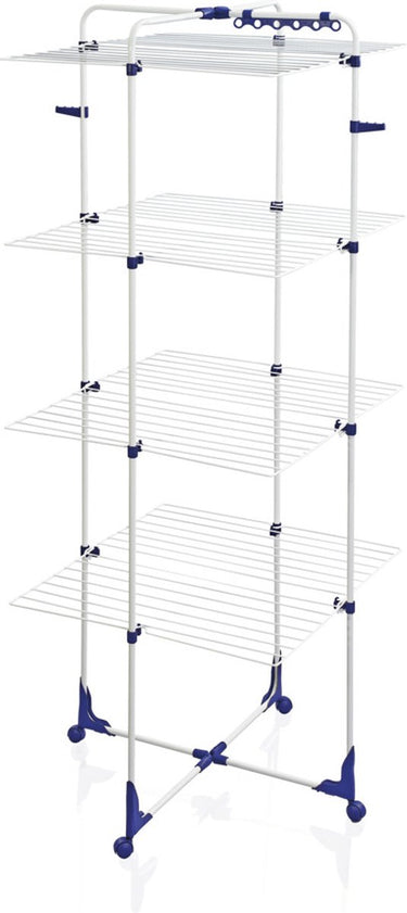 Leifheit droogtoren classic 450 - 45 m drooglente - met wieltjes - incl. houders voor kledinghangers